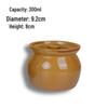 ZISIZ Ceramic Double Boiler Stew Pot