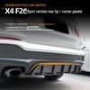 BMW X4 F26 Sport Hecklippe Spoiler Eckensatz (Modelle 2014-2018)