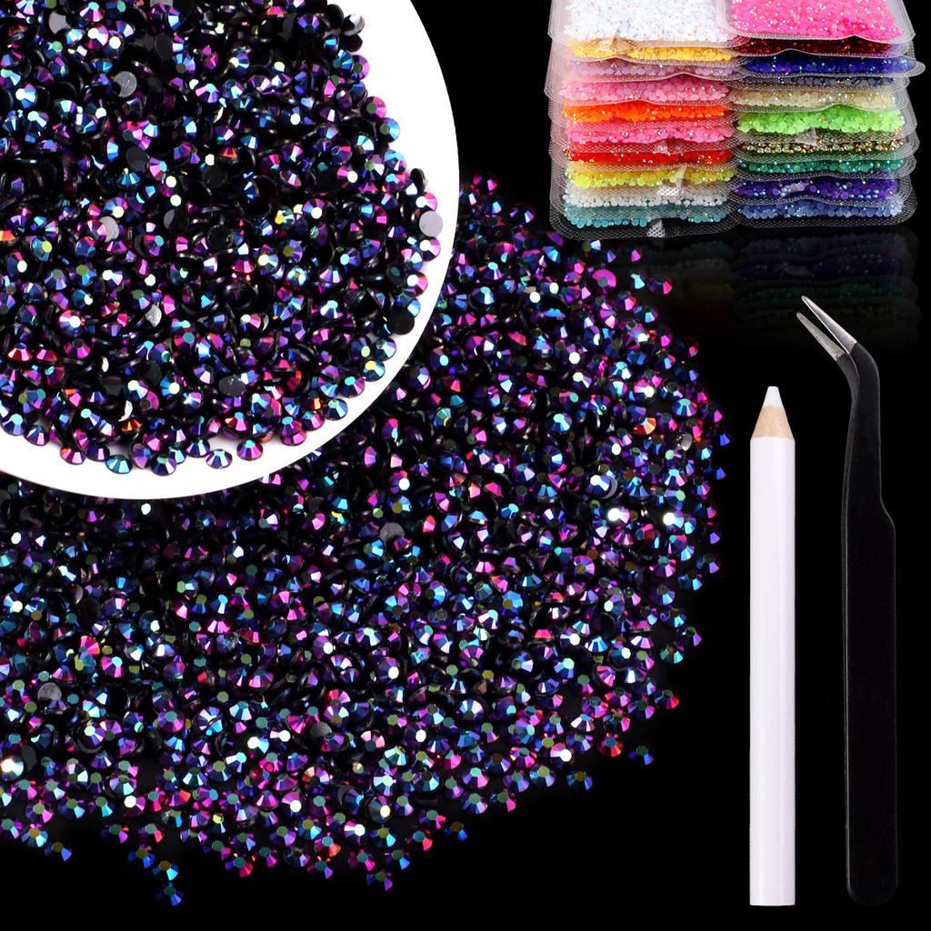 2Mm3Mm4Mm Flat Bottom Resin Drill Diy Handmade Mobile Phone Case Beauty Sticker Drill