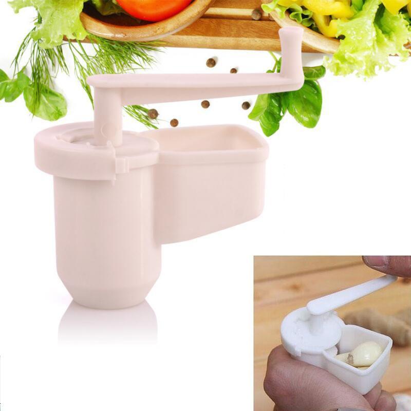 New Mini Practical Ginger Garlic Presses Manual Mashed Machine Kitchen Easy Using Blenders Peeler