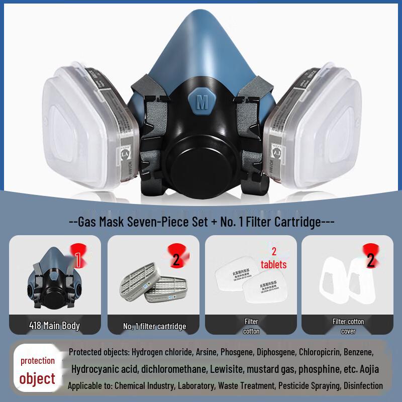 DAXTE Self-Priming Hydrogen Sulfide Gas Mask