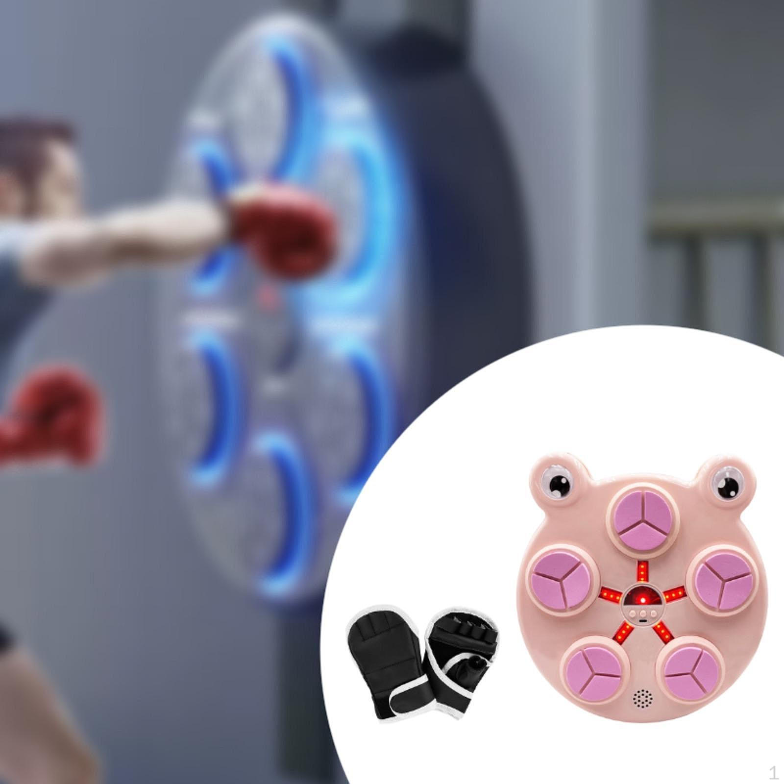 

Детский музыкальный боксерский тренажер Wall Target Trainer Reaction Universal Response Training для розовый