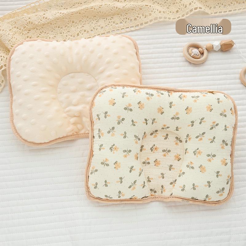 Infant Anti-Flat Head Pillow - Pure Cotton Shaping Pillow for Newborns (0-6 Months)