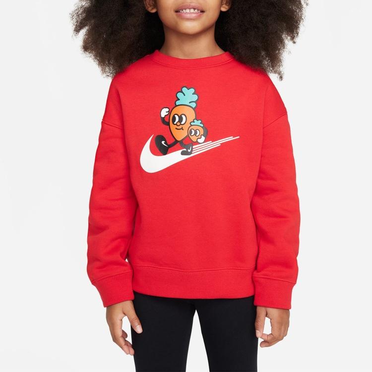 Nike Kids Sweatshirts Crew Neck Moderate Kids' FN7117-657