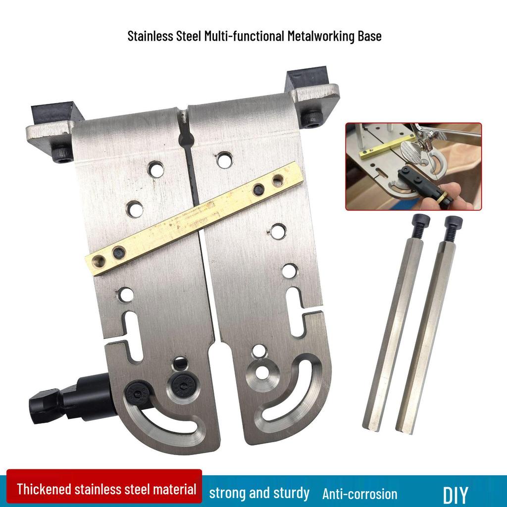 Multi-Functional Punch-Free Workbench Clamp for Metalworking, Jewelry, and Wood Polishing - Strong Tabletop Fixing Clamp
