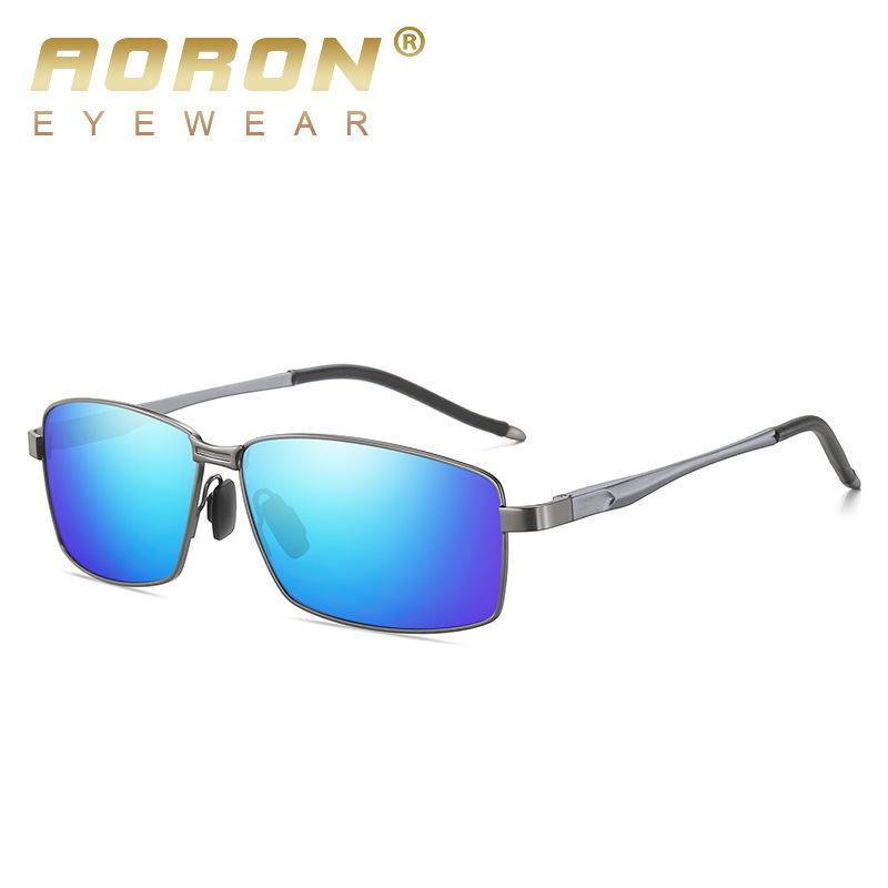 Fashion Polarized Sunglasses Men'S Driving Uv Protection Sunglasses Metal Color Changing Night Vision Sunglasses A770