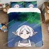 Queen Bed Comforter Sets Bedding Decorations Quilt Cover Set Fashion F-Frieren Beyond Journey's Ends Duvet Covers Pillowcase Art