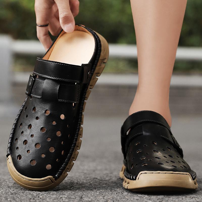 Fashion Handmade Men's Shoes Classic Minimalist Business Style Work Leisure Party Outdoor Comfortable Breathable Sandals Summer Quality