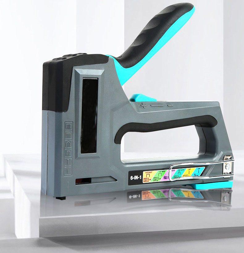 

Steel shield heavy-duty manual nail gun, woodworking code nail gun, nail gun, T-shaped door type wire slot nail gun