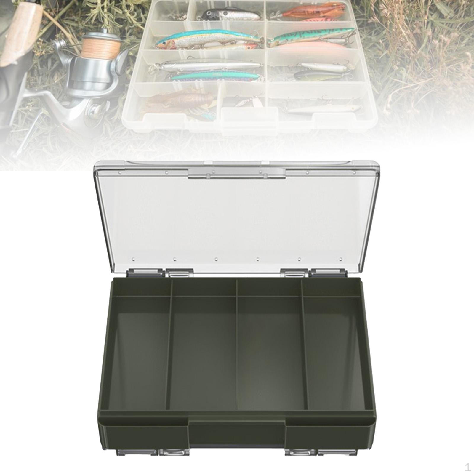 

Органайзер-коробка с регулируемыми секциями для джиг-крючков для пресной и соленой воды зелёный