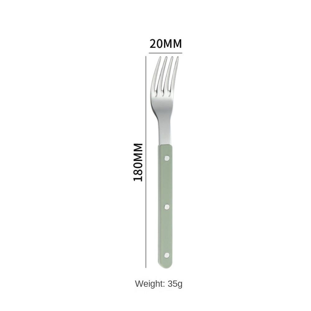 High-quality Dessert Spoon Kitchen Utensils Cutlery Set Portable Dessert Fork