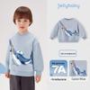 JELLYBABY Jungen Frühlings-Sweatshirt mit Delfin-Muster