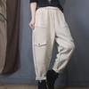 Winter Warm Casual Plush Thickened Harlan Pants Women's Warm Pants