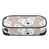 Pencil Case Neat Design High Capacity 300D Polyester Smooth Zipper with Main Compartment Mesh Pocket and Pen Slots for Boys Girls