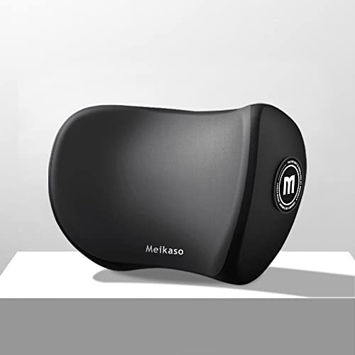 Meikaso Neck Pillow, Headrest, Cervical Support, Memory Foam, Memory Cotton, Breathable Design, SGS Certified, 100D High Density, Upgraded, High-End,