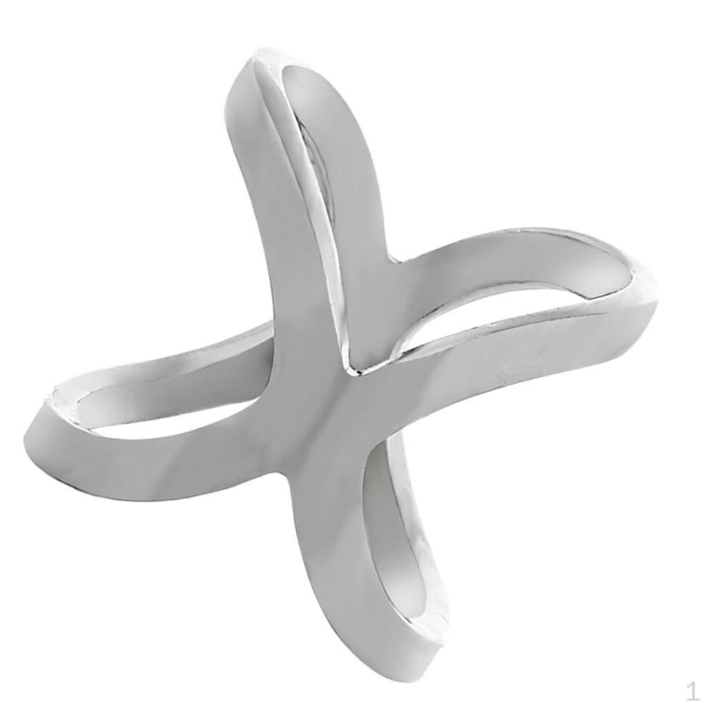 Design Scarf Buckle Rings Clips for Woman Girls Party Jewelry
