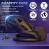 Male Penis Chastity Cage Set Small Long Bird Chastity Cage Belt with 3 Size Cock Ring Penis Lock Bondage Slave Man Sex To