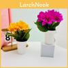 Artificial Rose Bonsai Tree With Silk Fabric And Plastic Material For Wedding Decor And Home Display