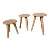 Wooden 3-Set Round Stool