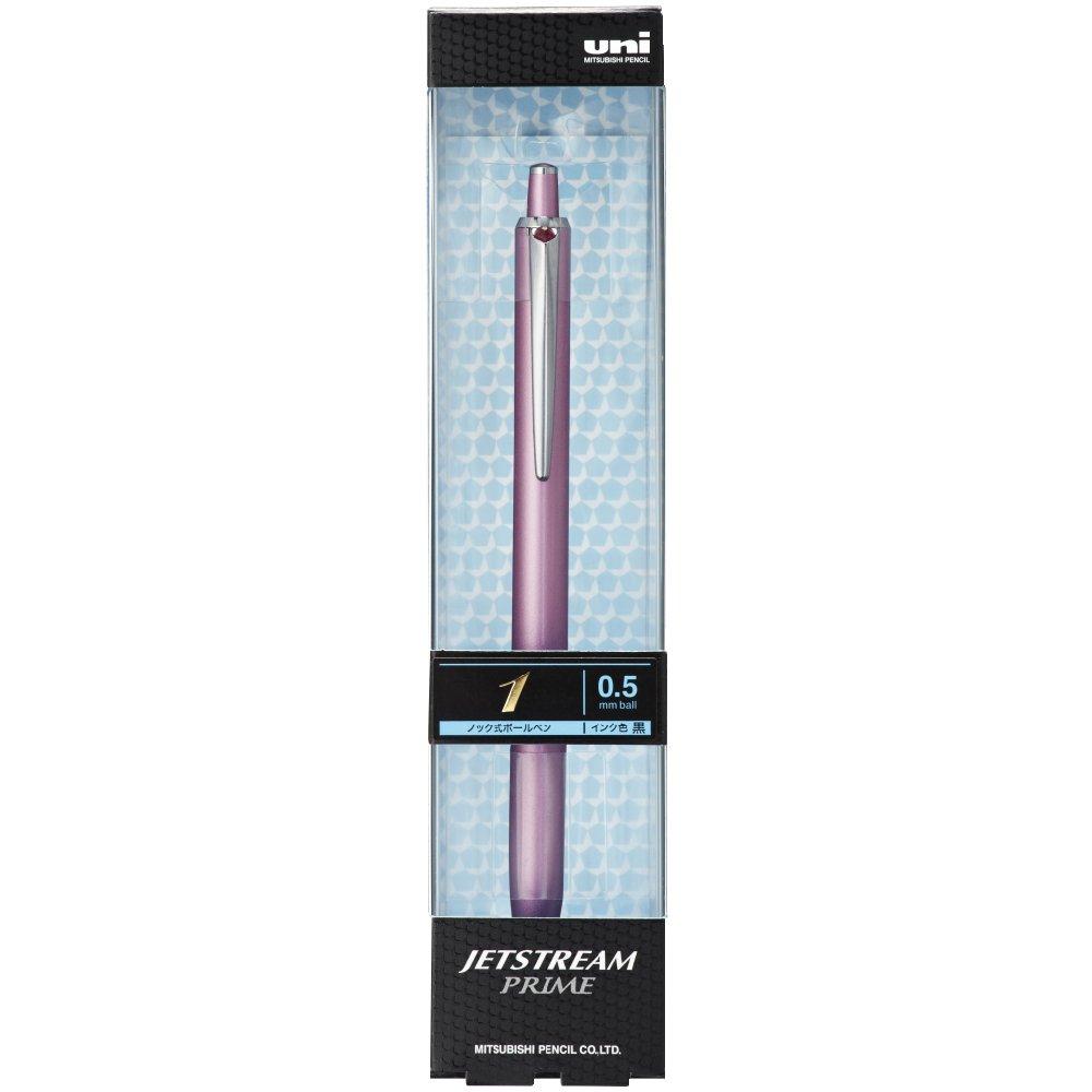Mitsubishi Pencil Jetstream Prime Ballpoint Knock Light Easy to Oil-Based Pen, Type, 0.5mm, Pink, Write, SXN220005.51