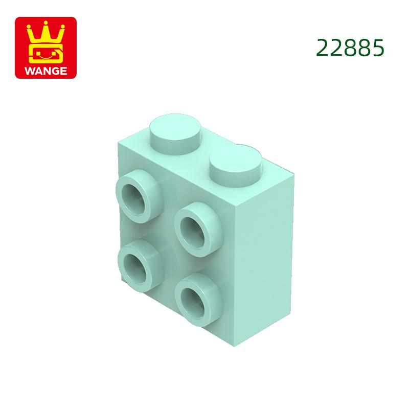 Non-Toxic 77Pcs/Lot 1X2X1 2/3 With Studs On 1 Side Block Moc Color Accessories Compatible With 22885 Brick Diy Children Toy Assembly