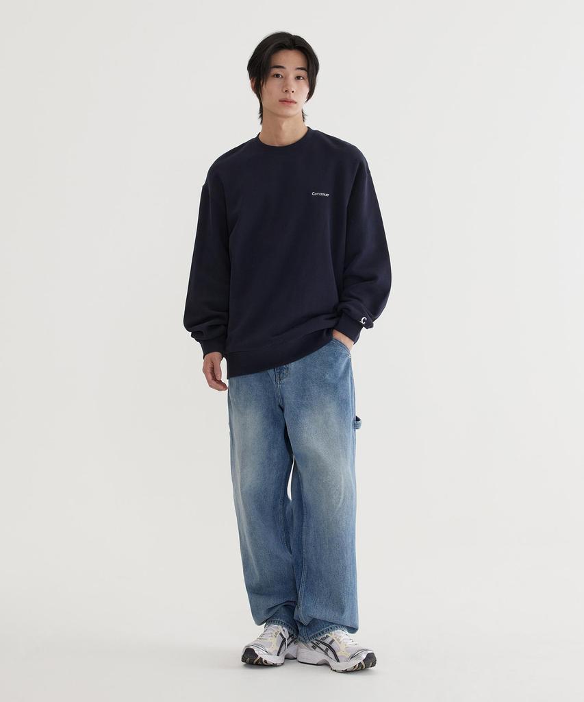 COVERNAT Small Authentic Sweatshirt Dark Navy