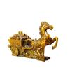 Copper Gold Horse Yuanbao Zodiac Carriage Ornament