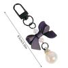 Bow Candy Color Pendant Keyring  Y2K Keychain Headphone Cases Charm Bag Pendant Handbag Accessories
