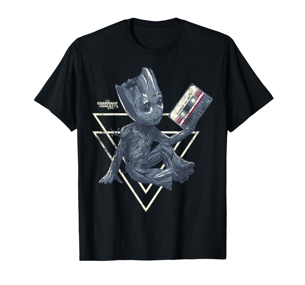 Marvel Guardians of the Galaxy Vol. 2 Groot Mixtape Sketch T-Shirt