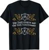 Funny D20 Dice Giveth and Taketh Away Nerd RPG Player T-Shirt