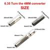 6pcs Bit Adapter 1/4" Hex To 4mm Socket Adapter Screwdriver Bit Holder For Hex Shank Electric Screwdriver Socket Tools