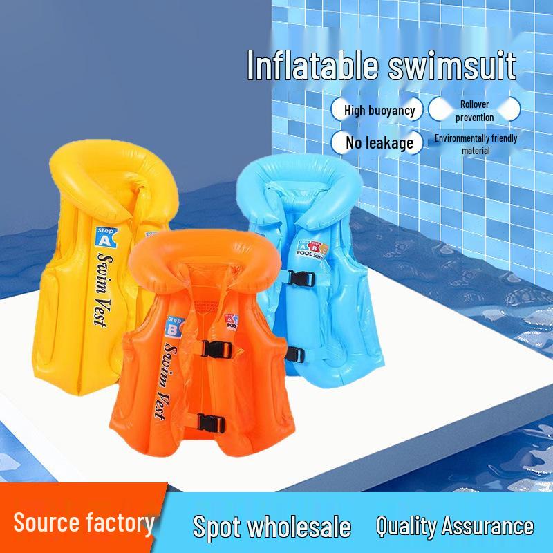 Children's Swim Vest: Inflatable Buoyancy Ring for Learning to Swim