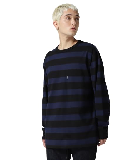 Schott NYC Wide Border Pocket T-Shirt, Men s, Size M, Size 367, Indigo, 782-3930002