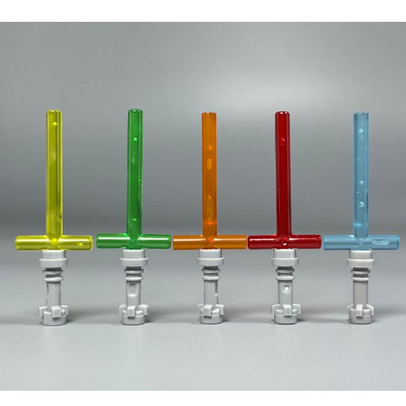 Medieval Knight MOC Building Block Helmet Mask Soldier Weapon Short Trident Shoulder Armour Vest Gun Hoe Axe Sword Toy Gift K049