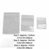 120pcs Clear PVC Jewelry Bags Thickened Jewelry Ziplock Bags Anti Tarnish Jewelry Bags  Necklaces