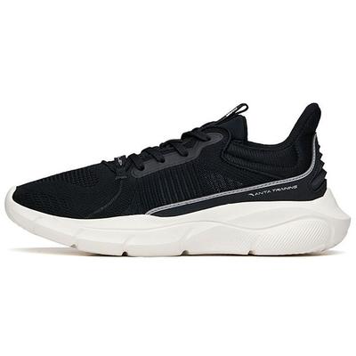 Linghu Fabric Synthetic Leather Wear-Resistant Low-Top Training Shoes Men Sneaker Black White Gray 112127703-5