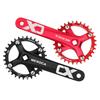 Günstiger Fahrradkurbelsatz aus Aluminiumlegierung Günstiger 104mm BCD Vierkant MTB Mountainbike Kurbelgarnitur 32/34/36/38T