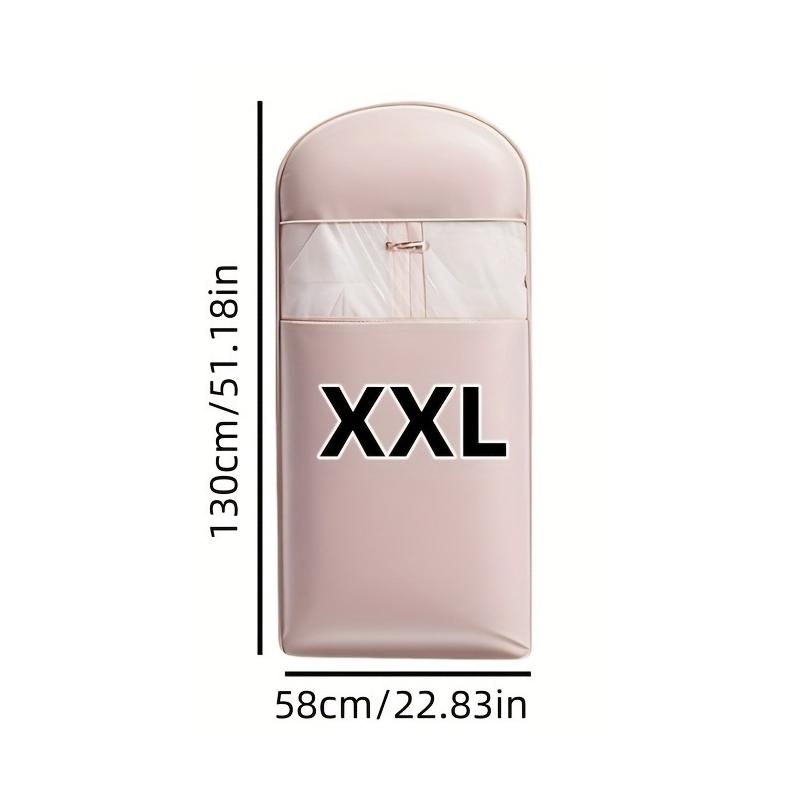 1pc Down Jacket Compression Dust Cover Wardrobe Clothes Dust Bag,New Transparent Window Hanging Hanger Bags,Suitable for Bedroom