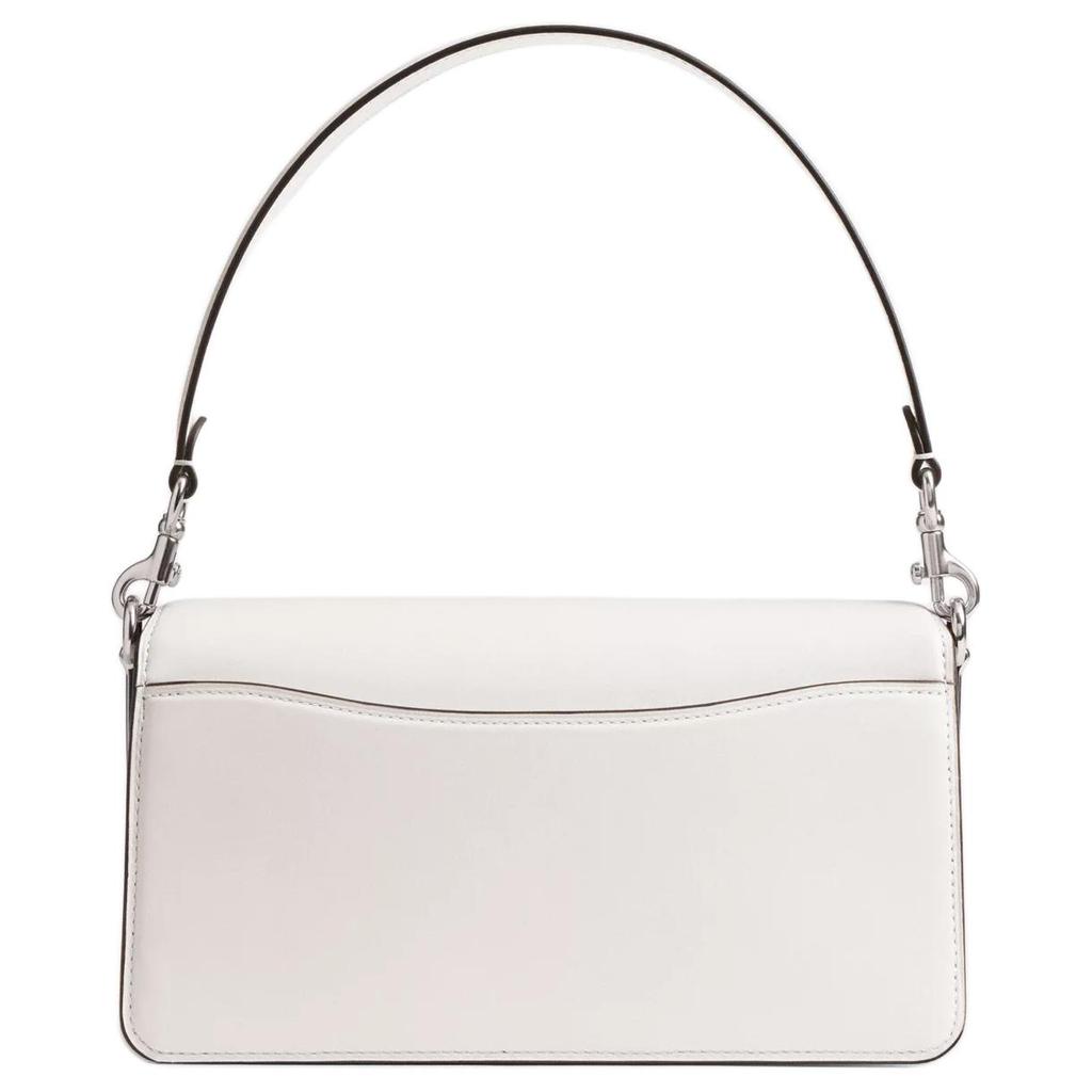 Coach Tabby 26 Removable Shoulder Strap Snap Closure Leather Shoulder Bag Medium Women Shoulder Bag Ivory CI032-LHXUN
