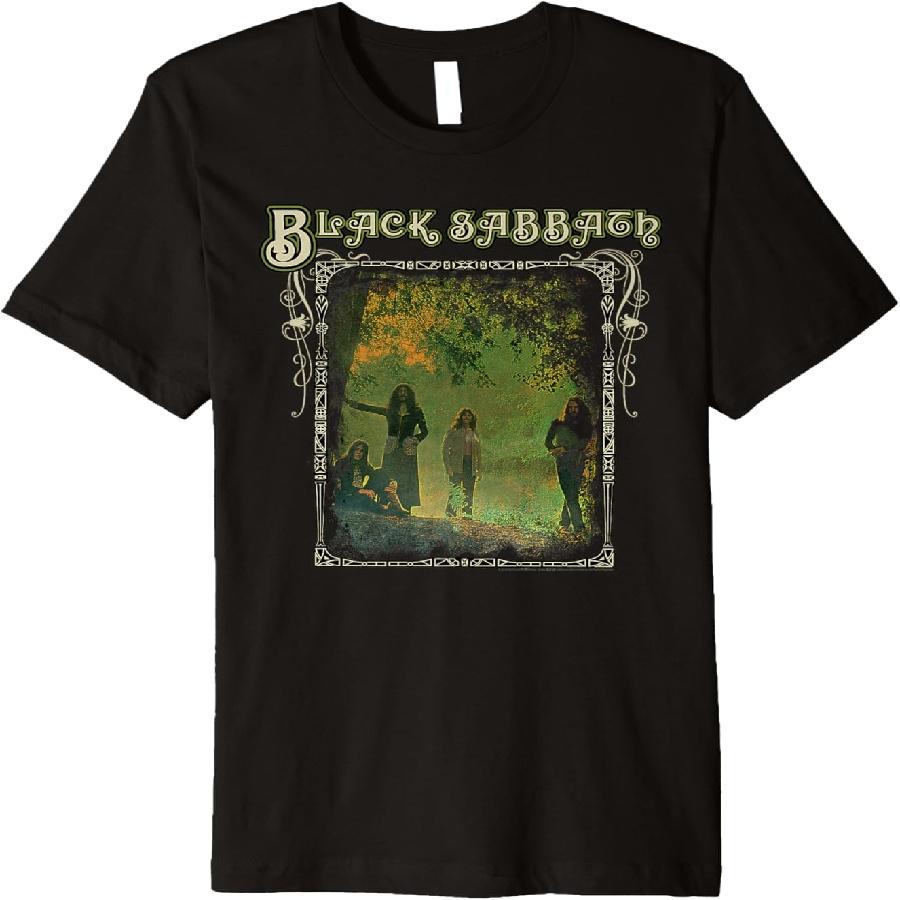 Премиум-футболка с фото сада группы Black Sabbath XXXXXL чёрный