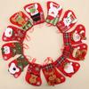 Cartoon Christmas Stocking Gift Bag Plush Candy Christmas Sock Santa Claus Elk Deer Christmas Stockings Christmas Accessories