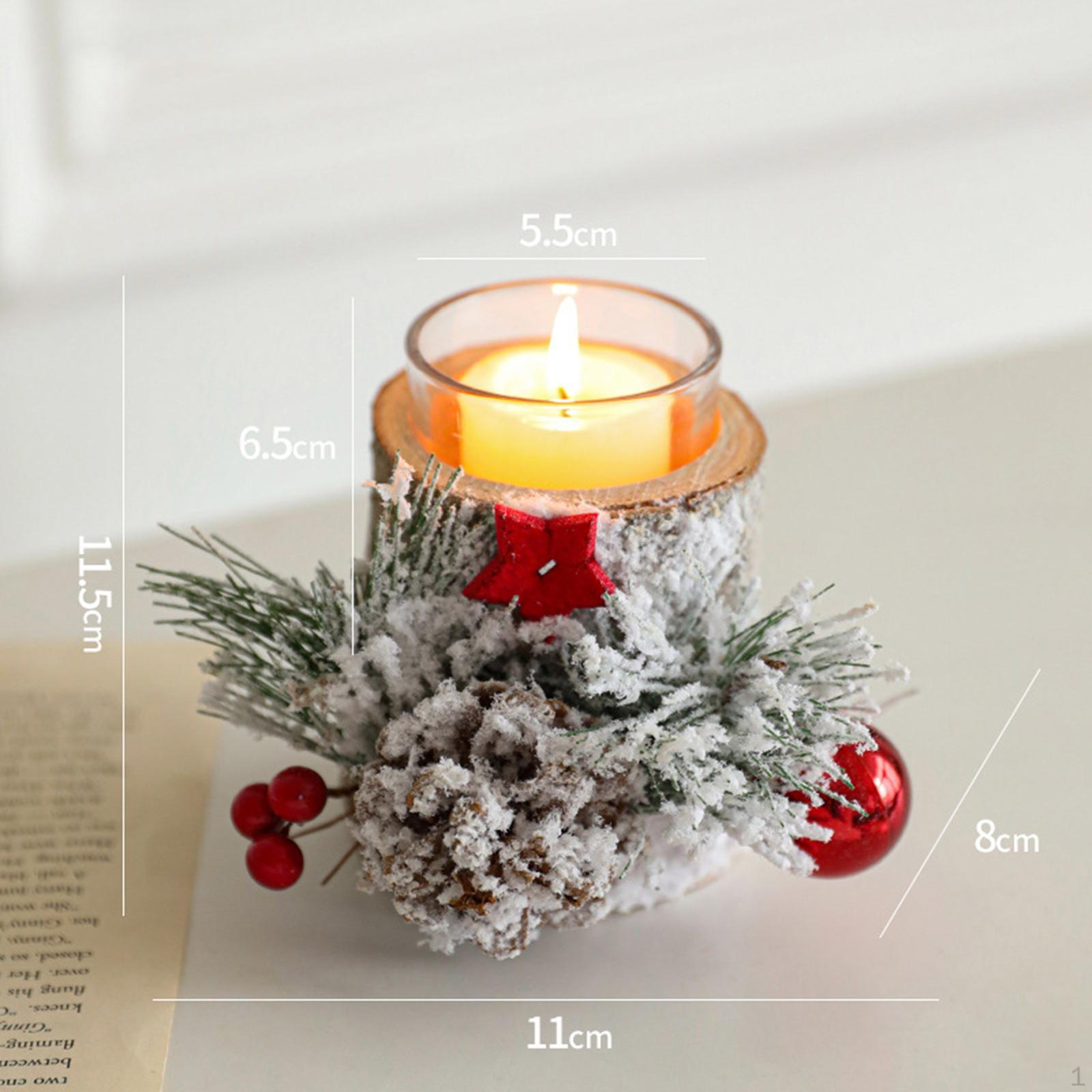 

Рождественский подсвечник, канделябр, стеклянная чайная свеча Without Rod11.5x11cm