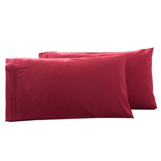 2ks King Queen Stylový jednobarevný povlak na polštář Povlak na polštář Dekor do ložnice