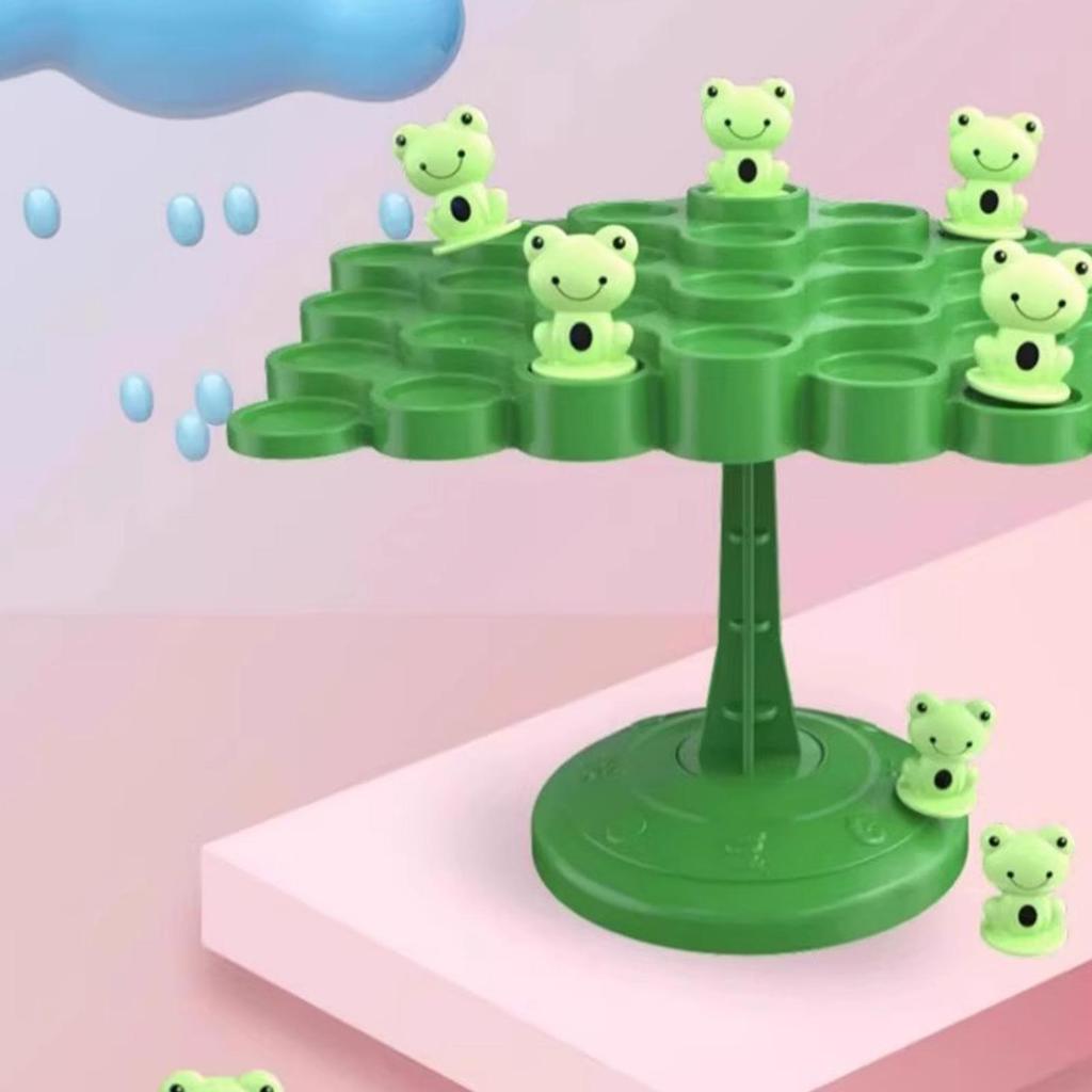 Fun Frog Balance Tree Toys Children Math Toys Balancing Board GameParent-child Interaction Tabletop Balance Game Toy Kids gifts