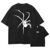 Anime Hunter T-shirts Vintage Washed Anime Kurapika T Shirt Streetwear Manga Killua Zoldyck Gon Tops Tees Men Cotton 2026 Summer