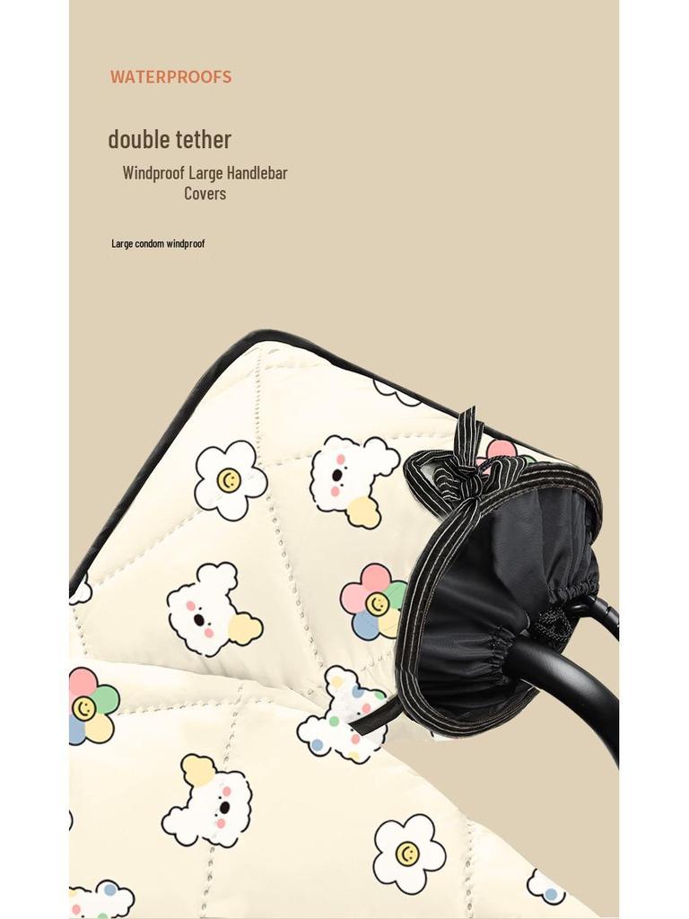 Winter Windproof Plush Electric Bicycle & Motorcycle Cover - Thickened, Enlarged, Waterproof, Coldproof.