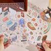 Guka 5.0 Slightly Thrilling Scenery Making Sticker Collection Book Halloween Gift Micro 3D Stereo Cottage Handmade Stickers