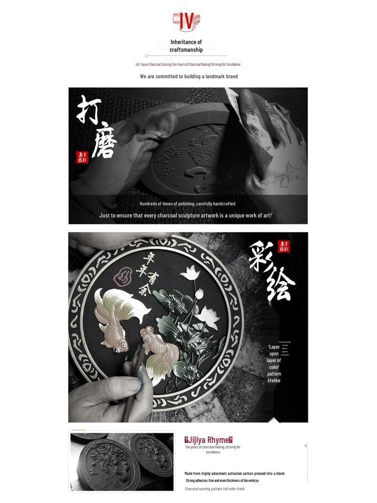 Yellow Crane Tower Scenic Handcrafted Ornaments - Custom Creative Business Gifts