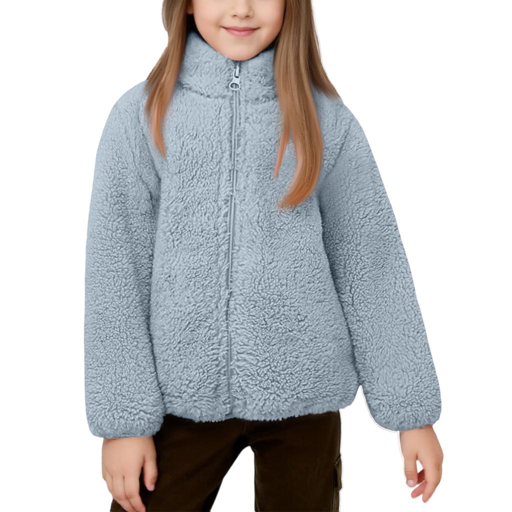 Kids' Girls' Coral Velvet Top Warm Coat Warm Coat