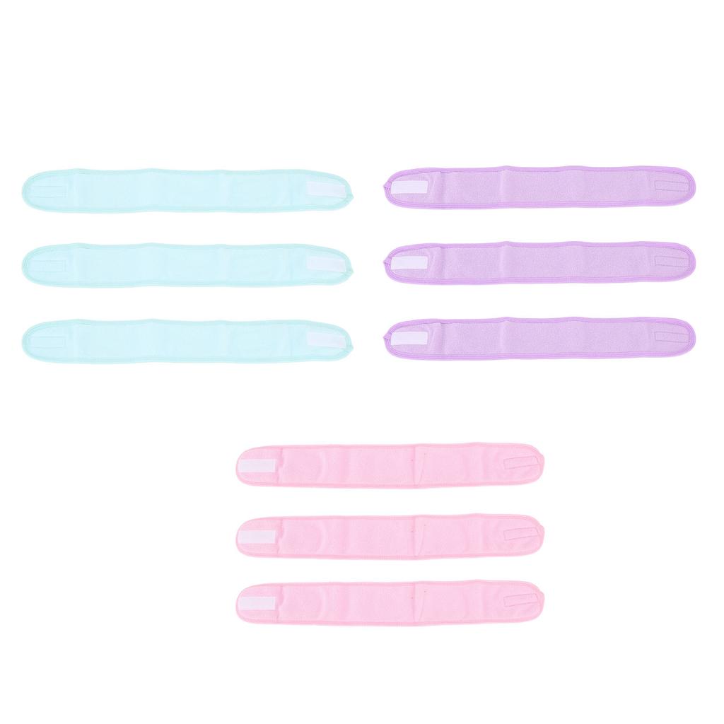 3pcs Forehead Pads for Eyelash Extension Japanese Style Lash Extension Headband Wrap Soft Makeup Hai